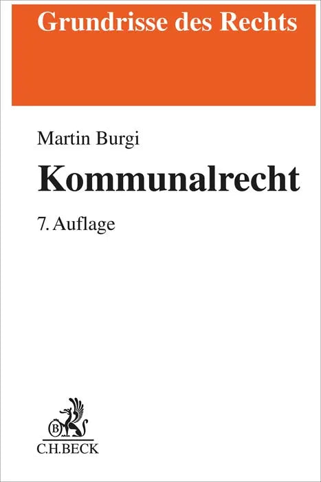 Buchcover von 'Kommunalrecht' - Taschenbuch von Martin Burgi