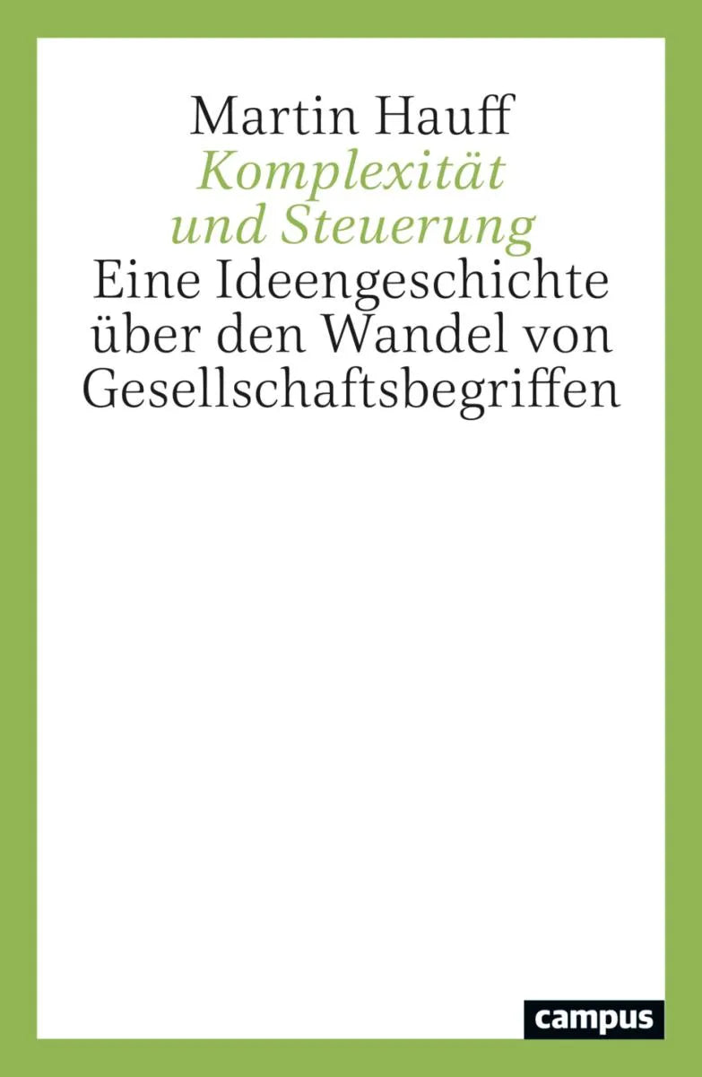 Cover: Komplexität und Steuerung (E-Book) von Martin Hauff
