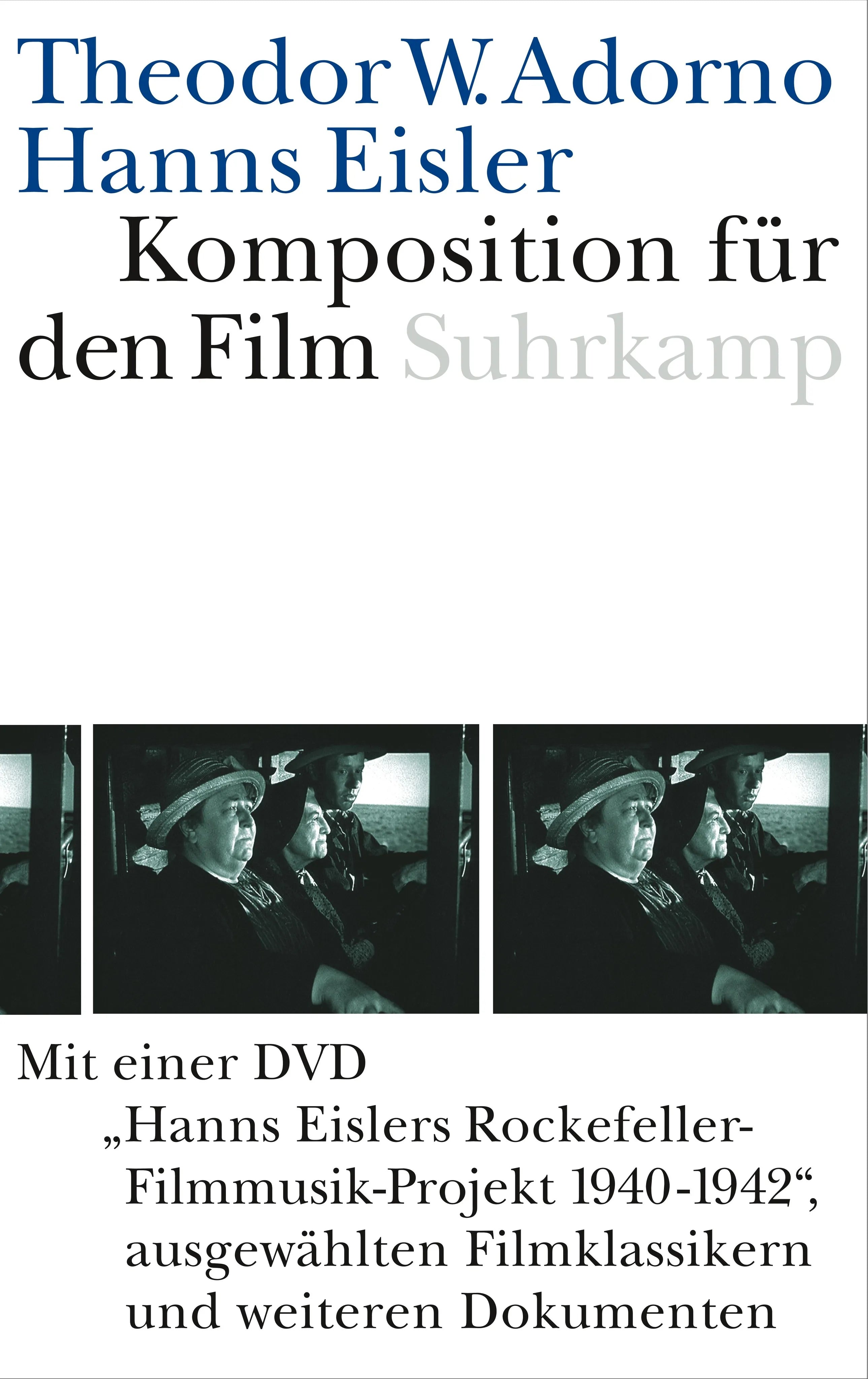 Buchcover von 'Komposition für den Film' - Gebundene Ausgabe von Theodor W. Adorno