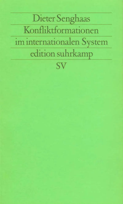 Konfliktformationen im internationalen System