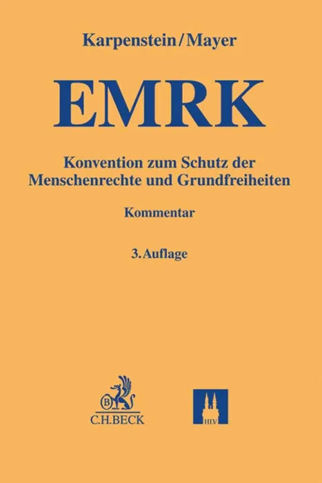 Buchcover von 'Konvention zum Schutz der Menschenrechte und Grundfreiheiten. EMRK' - Gebundene Ausgabe von Ulrich Karpenstein