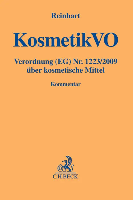 Buchcover von 'KosmetikVO' - Gebundene Ausgabe von Andreas Reinhart