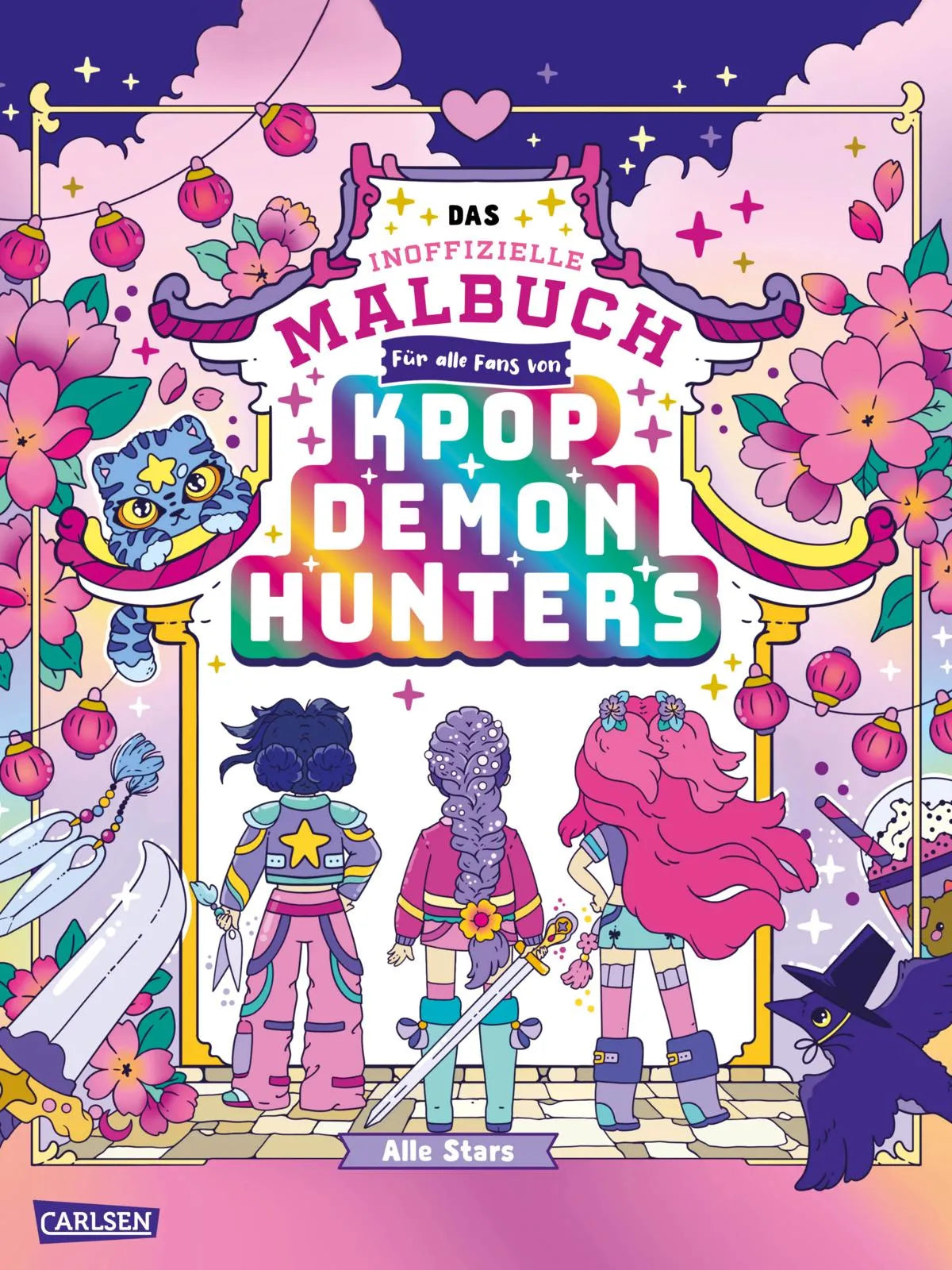Buchcover von 'KPOP Das inoffizielle Malbuch für Fans von KPOP DEMON HUNTERS' - Taschenbuch von Kat Camero