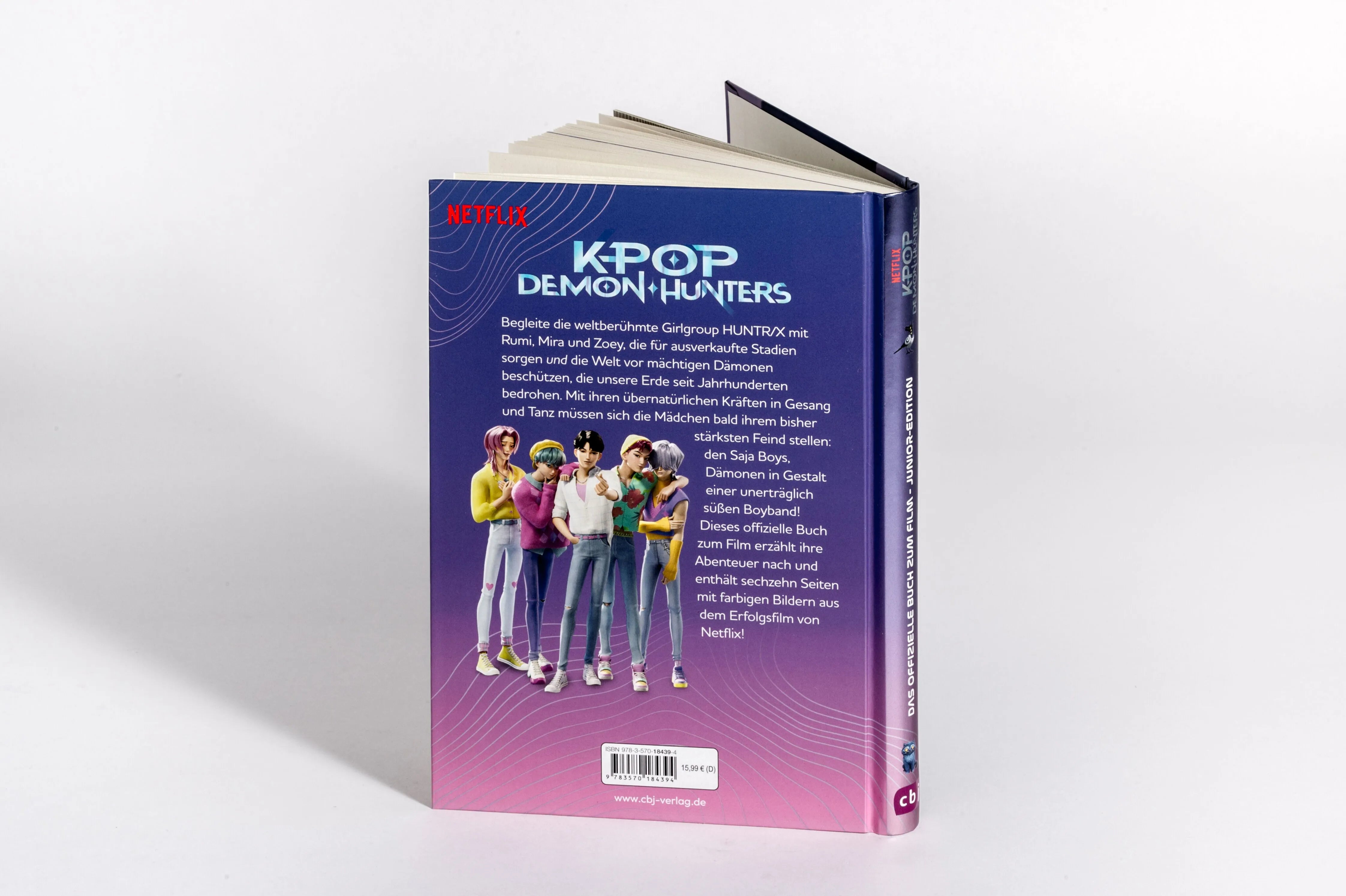 Detailansicht: KPop Demon Hunters - Das offizielle Buch zum Film - Junior-Edition (Hardcover)