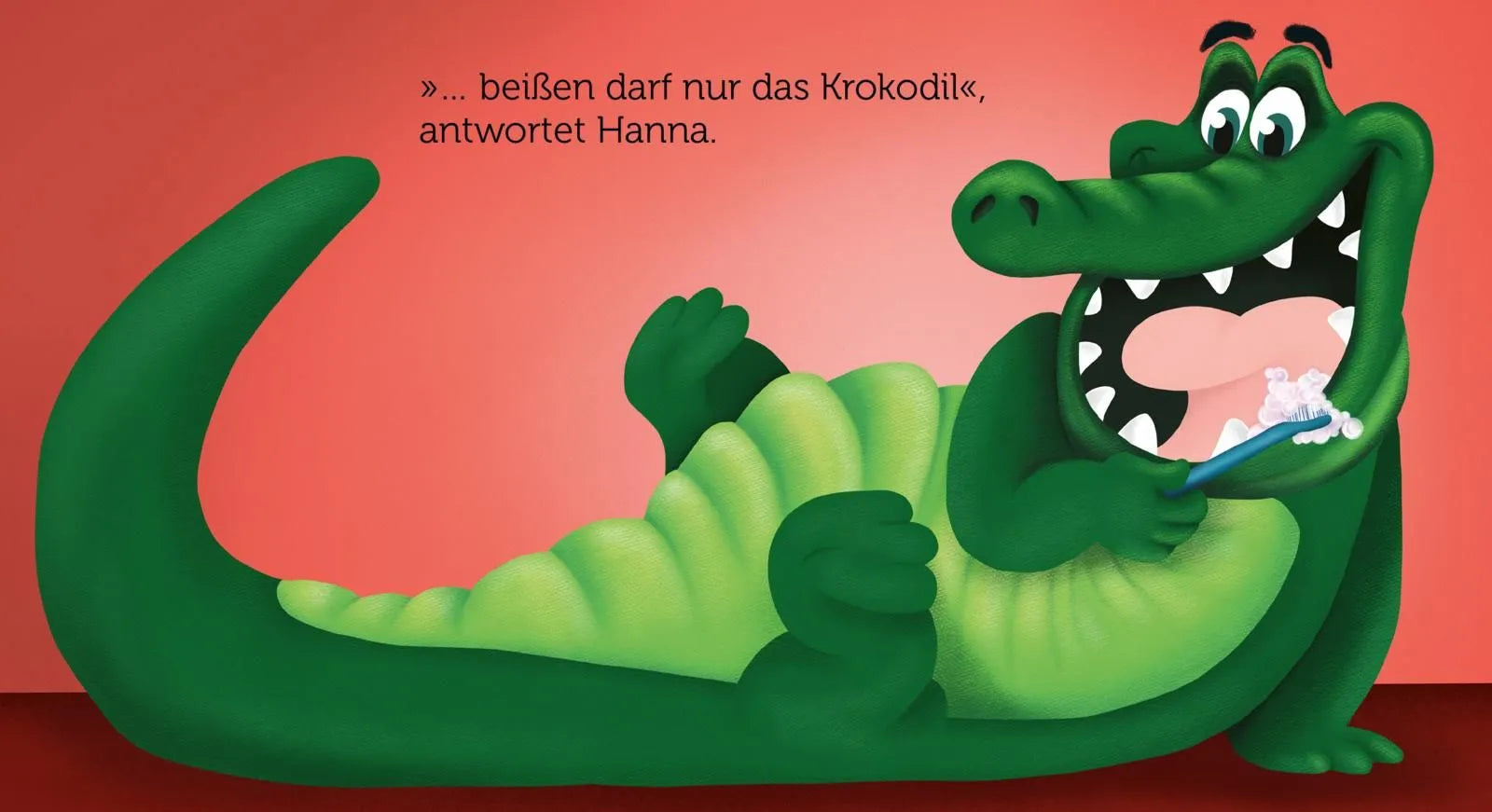 Detailansicht: Krach im Kindergarten: Beißen darf nur das Krokodil (Hardcover)