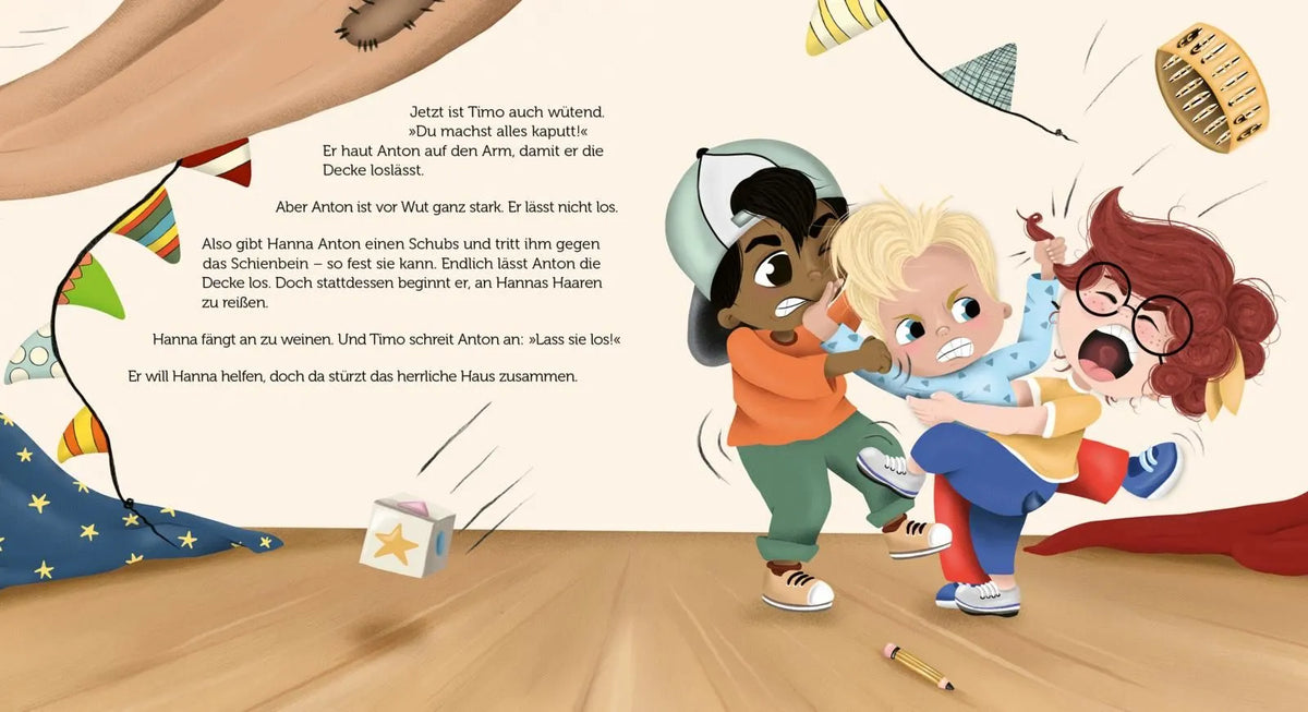 Detailansicht: Krach im Kindergarten: Boxen darf nur das Känguru (Hardcover)