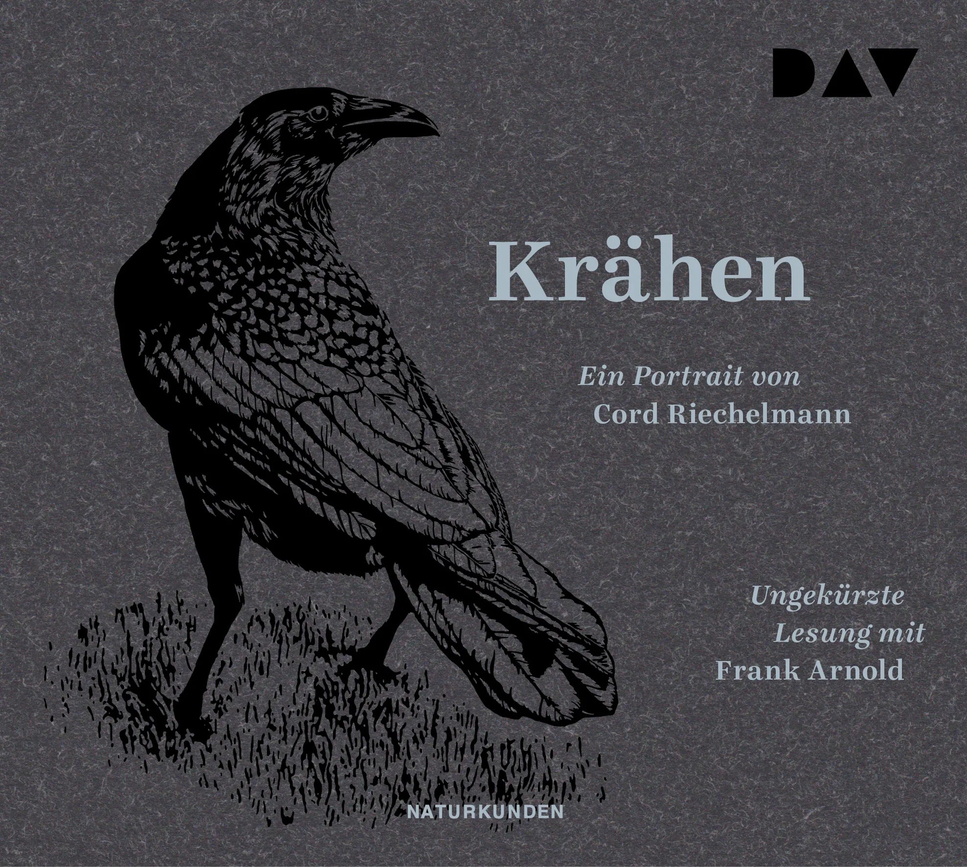 Buchcover von 'Krähen. Ein Portrait' - Hörbuch (CD) von Cord Riechelmann
