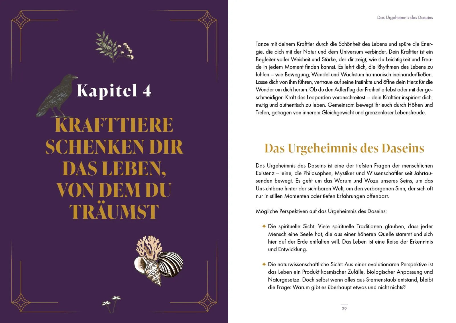 Innenansicht von 'Krafttiere – Gefährten der Seele' - Taschenbuch