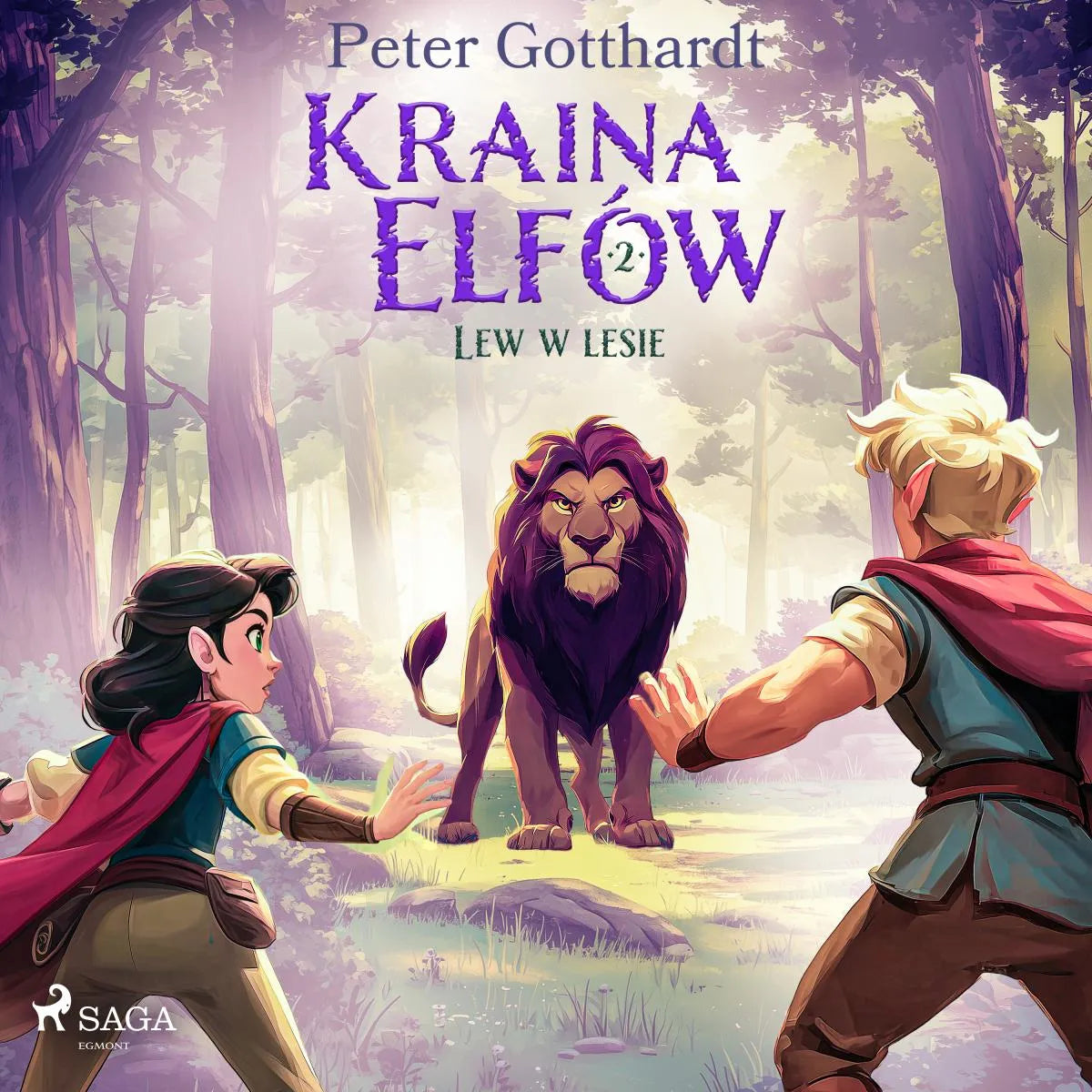 Cover: Kraina Elfów 2 - Lew w lesie (Hörbuch Download) von Peter Gotthardt