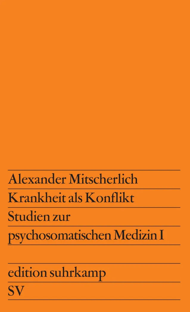 Buchcover von 'Krankheit als Konflikt' - Taschenbuch von Alexander Mitscherlich