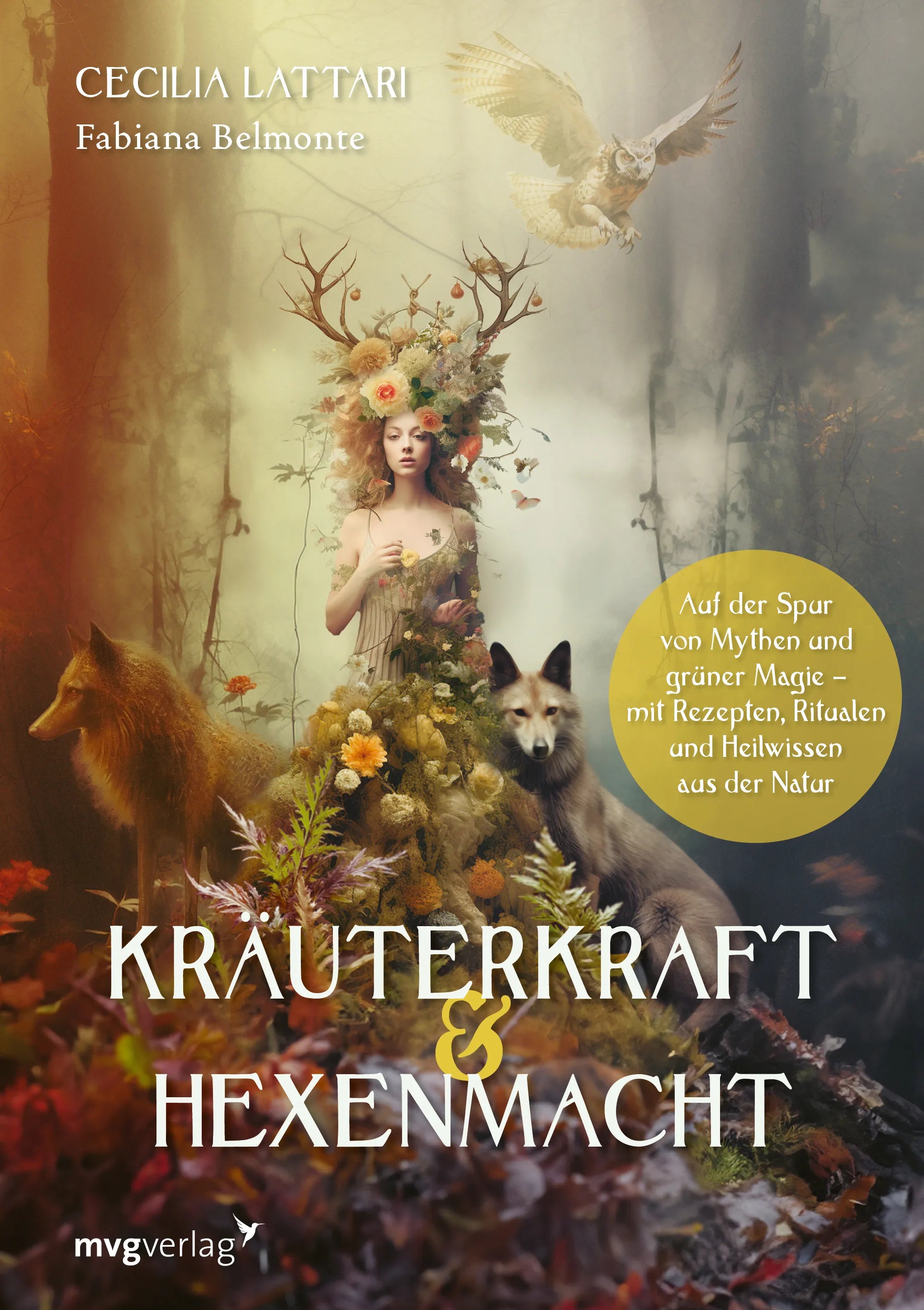 Buchcover von 'Kräuterkraft & Hexenmacht' - Gebundene Ausgabe von Cecilia Lattari