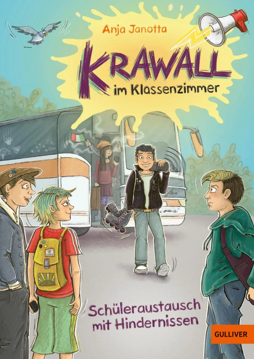 Cover: Krawall im Klassenzimmer - Schüleraustausch mit Hindernissen (E-Book) von Anja Janotta