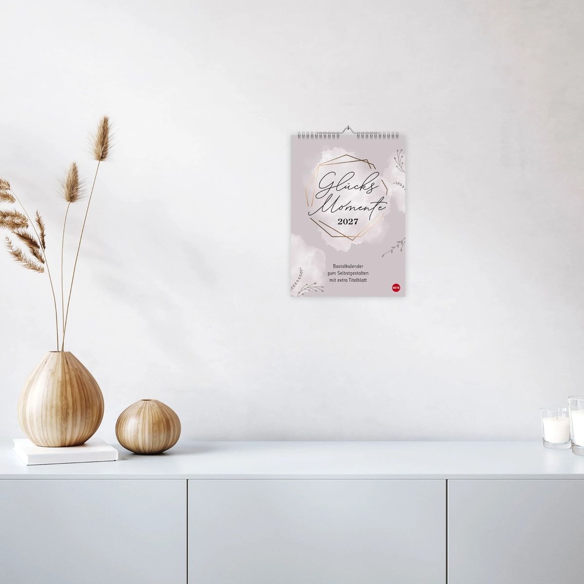 Kreativkalender Glücksmomente A4 2027 – Ansicht