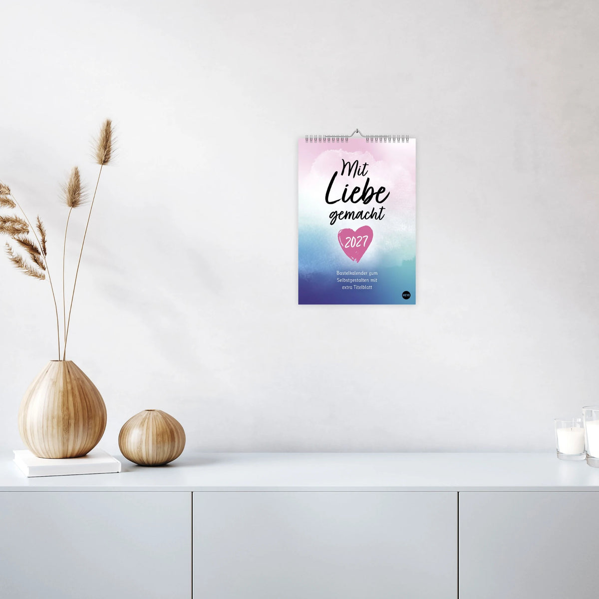 Kreativkalender Mit Liebe gemacht A4 2027 – Ansicht