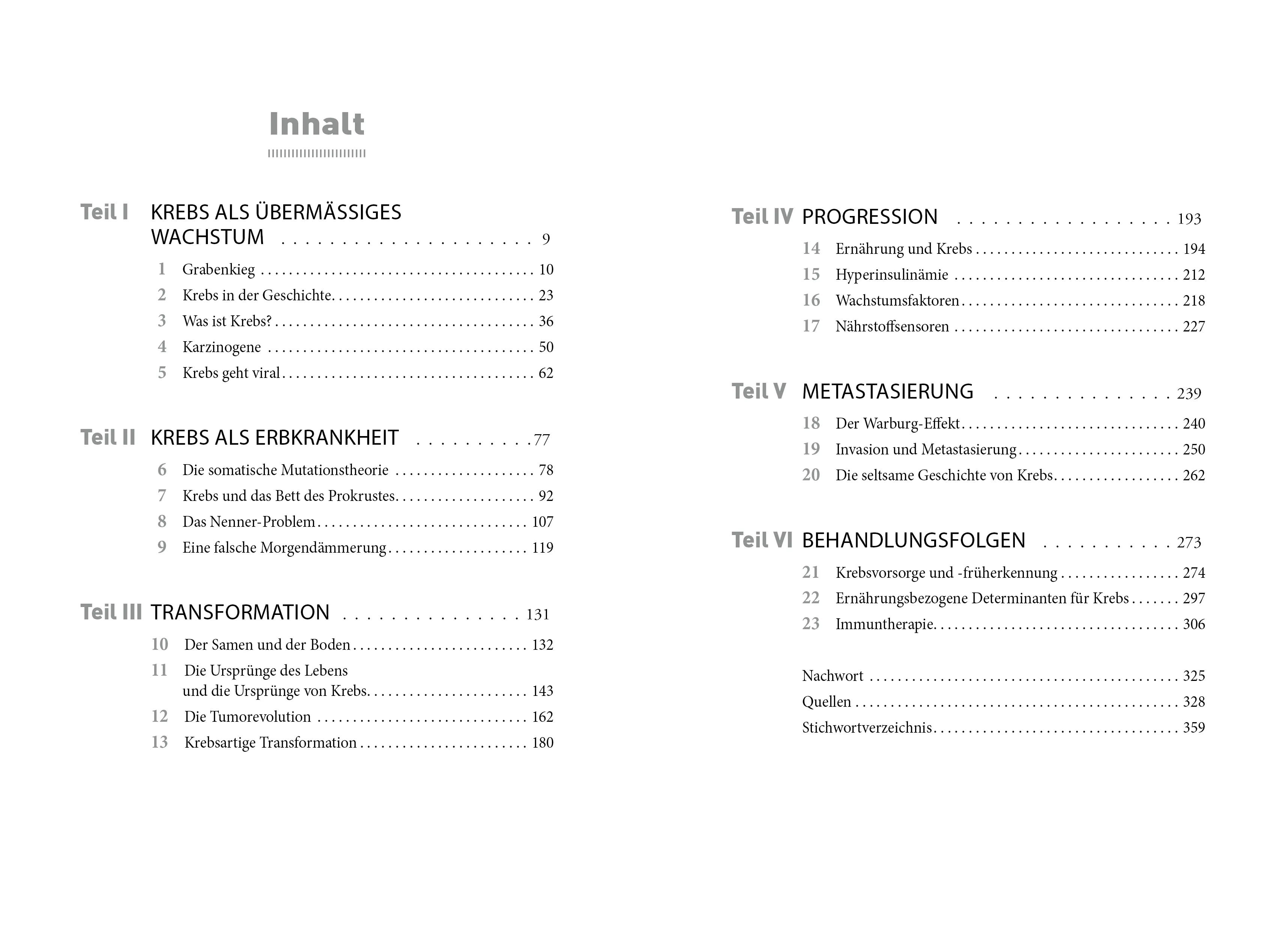 Innenansicht von 'Krebs – verstehen, bekämpfen, heilen' - Taschenbuch