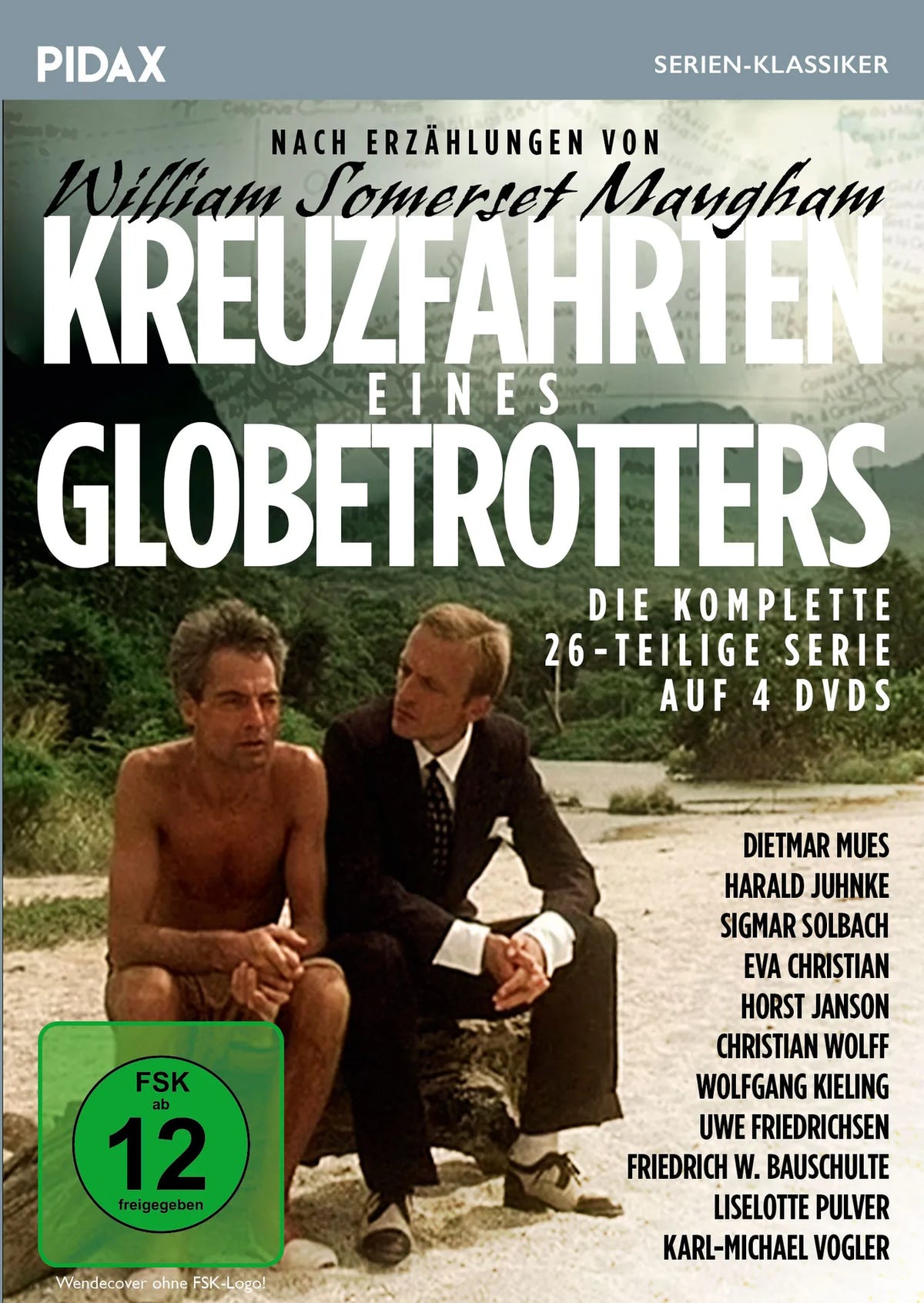 DVD-Cover: Kreuzfahrten eines Globetrotters. Regie: Claus Peter Witt