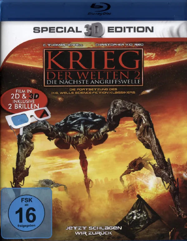 Krieg der Welten 2 3D  [SE] (+ 2 3D-Brillen) - Blu-ray Disc