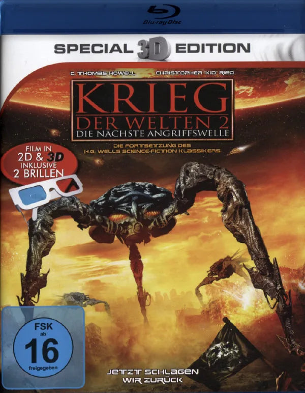 Krieg der Welten 2 3D  [SE] (+ 2 3D-Brillen) - Blu-ray Disc
