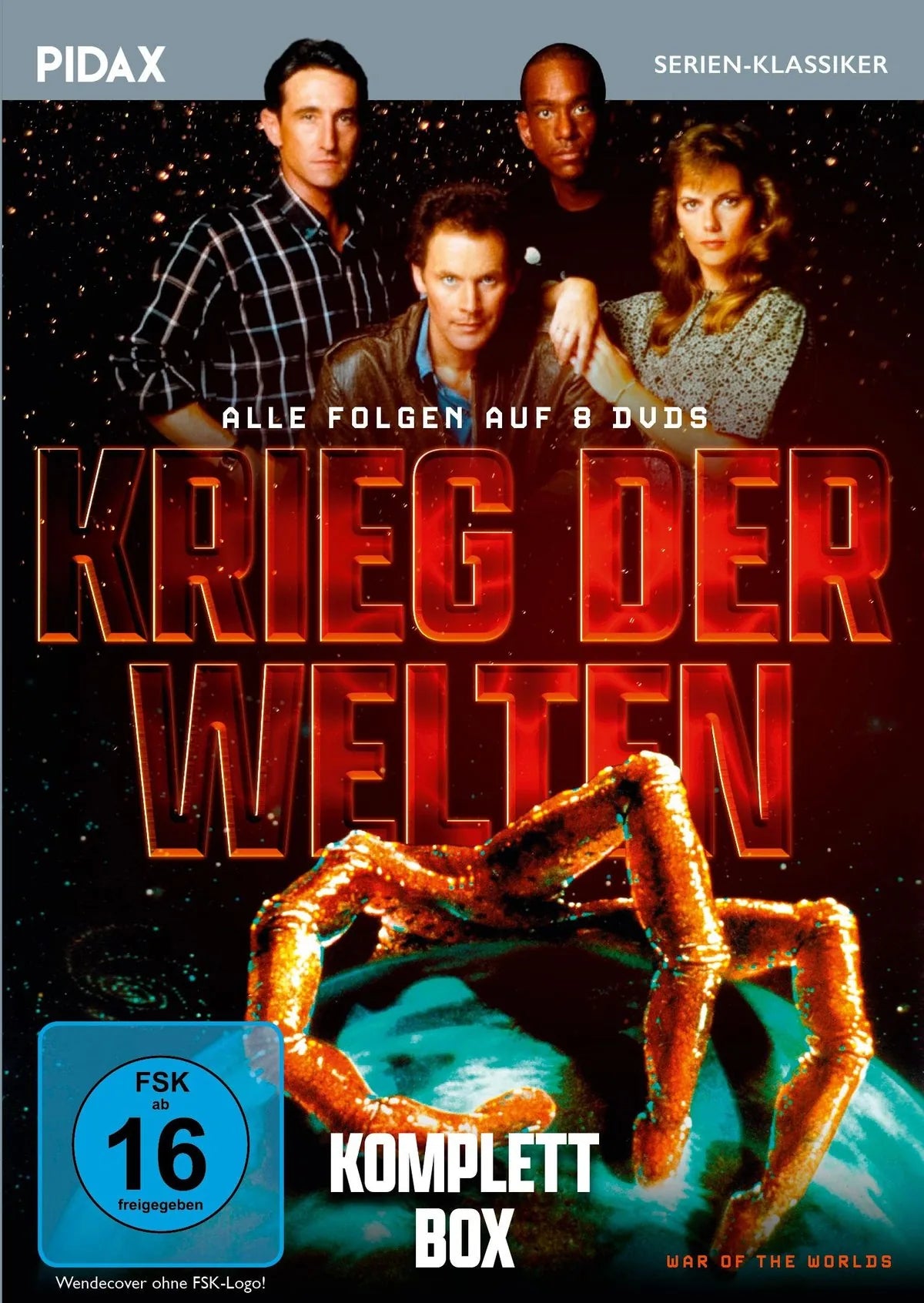 DVD-Cover: Krieg der Welten - Komplettbox. Regie: William Fruet