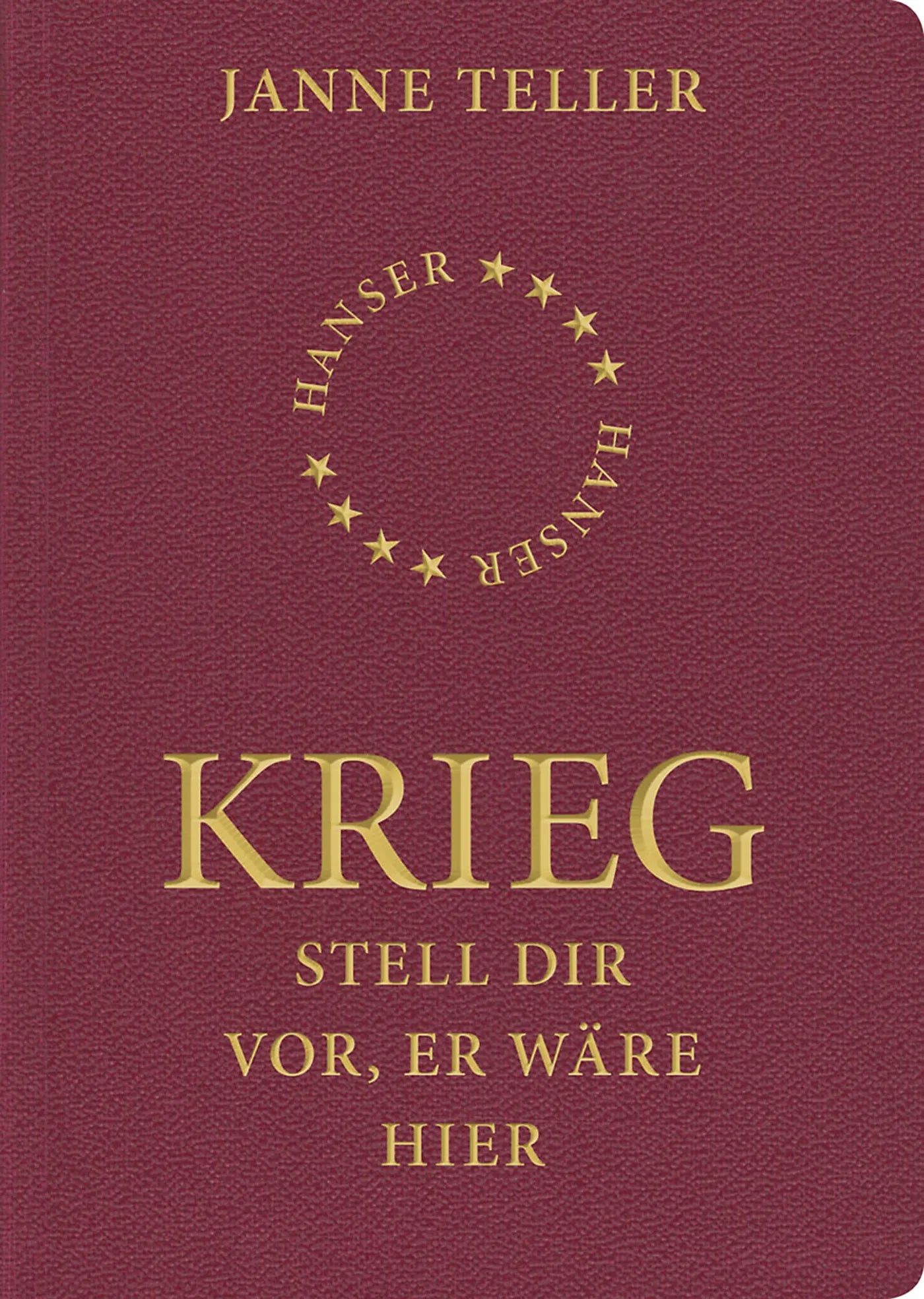 Buchcover von 'Krieg' - Gebundene Ausgabe von Janne Teller