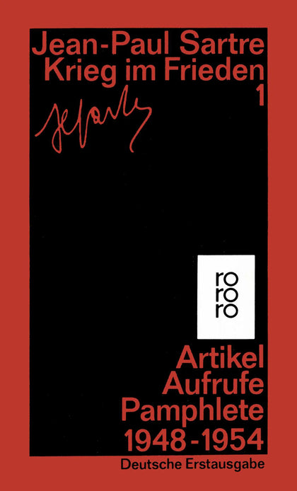 Buchcover von 'Krieg im Frieden' - Taschenbuch von Jean-Paul Sartre