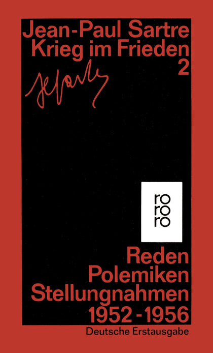 Buchcover von 'Krieg im Frieden' - Taschenbuch von Jean-Paul Sartre
