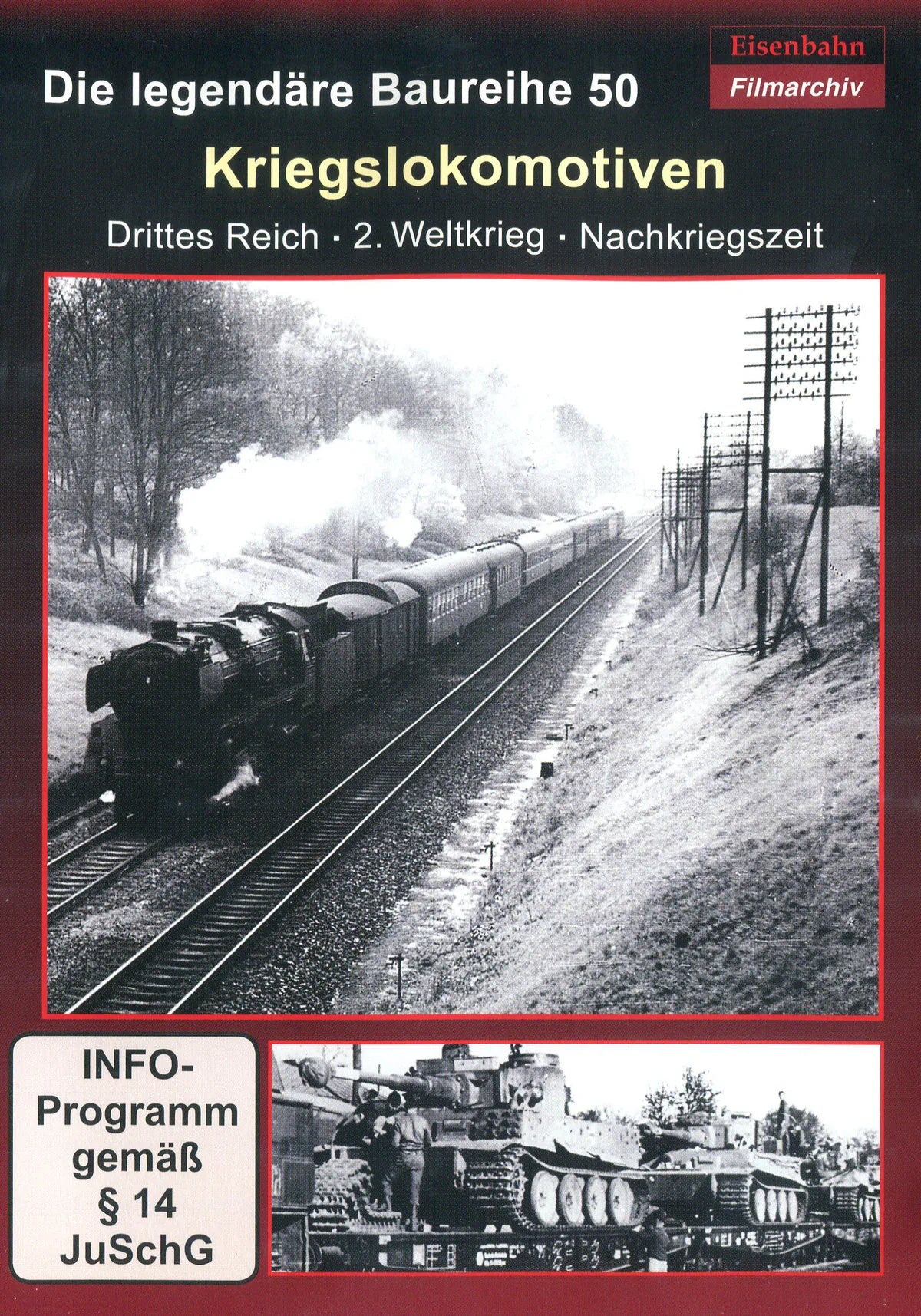 Kriegslokomotiven - Die legendäre Baureihe 50 - DVD