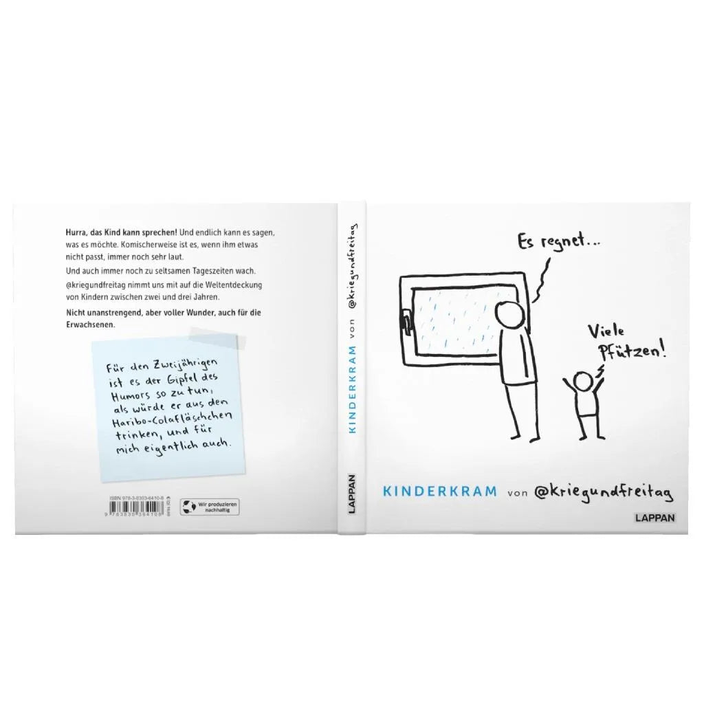 Produktansicht: kriegundfreitag: Kinderkram (Gebundene Ausgabe)