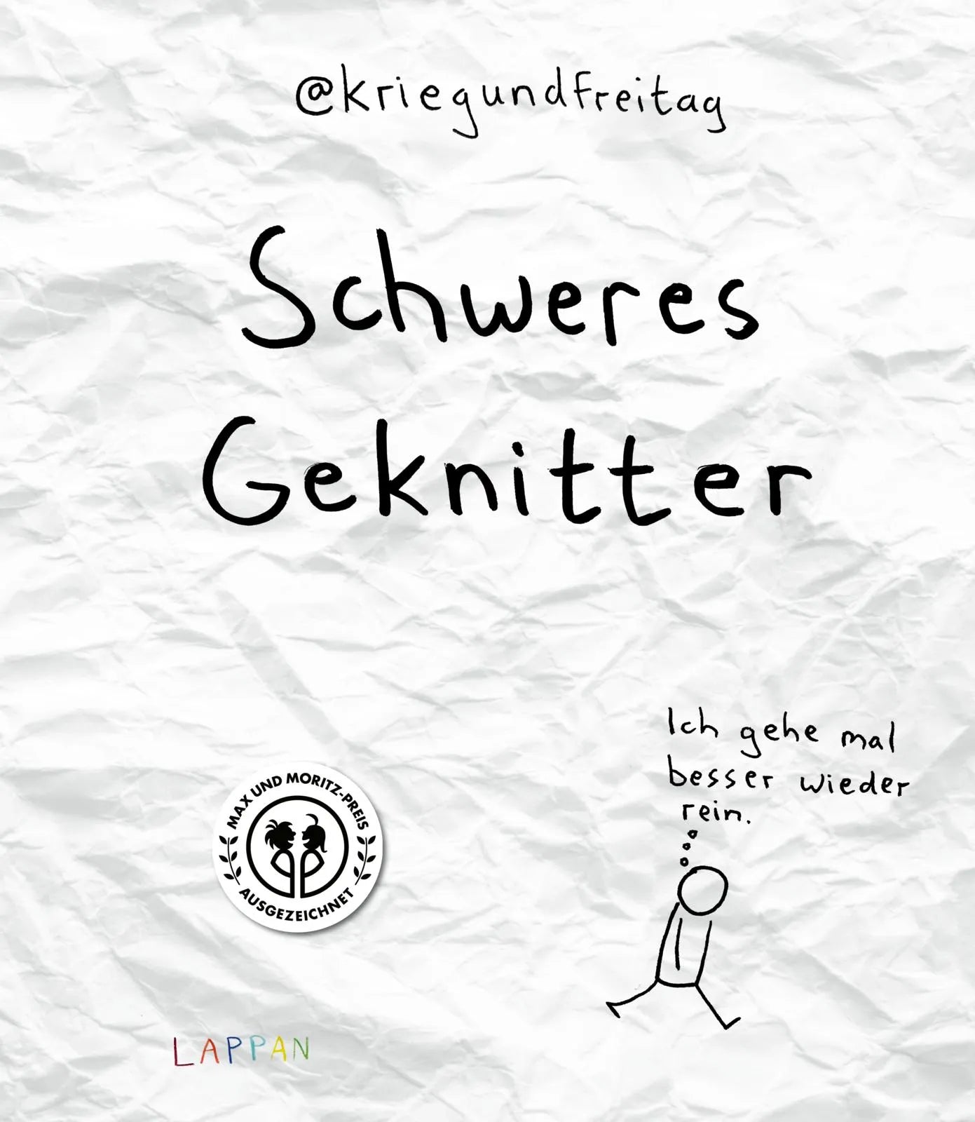 Buchcover von 'kriegundfreitag: Schweres Geknitter' - Gebundene Ausgabe von @kriegundfreitag