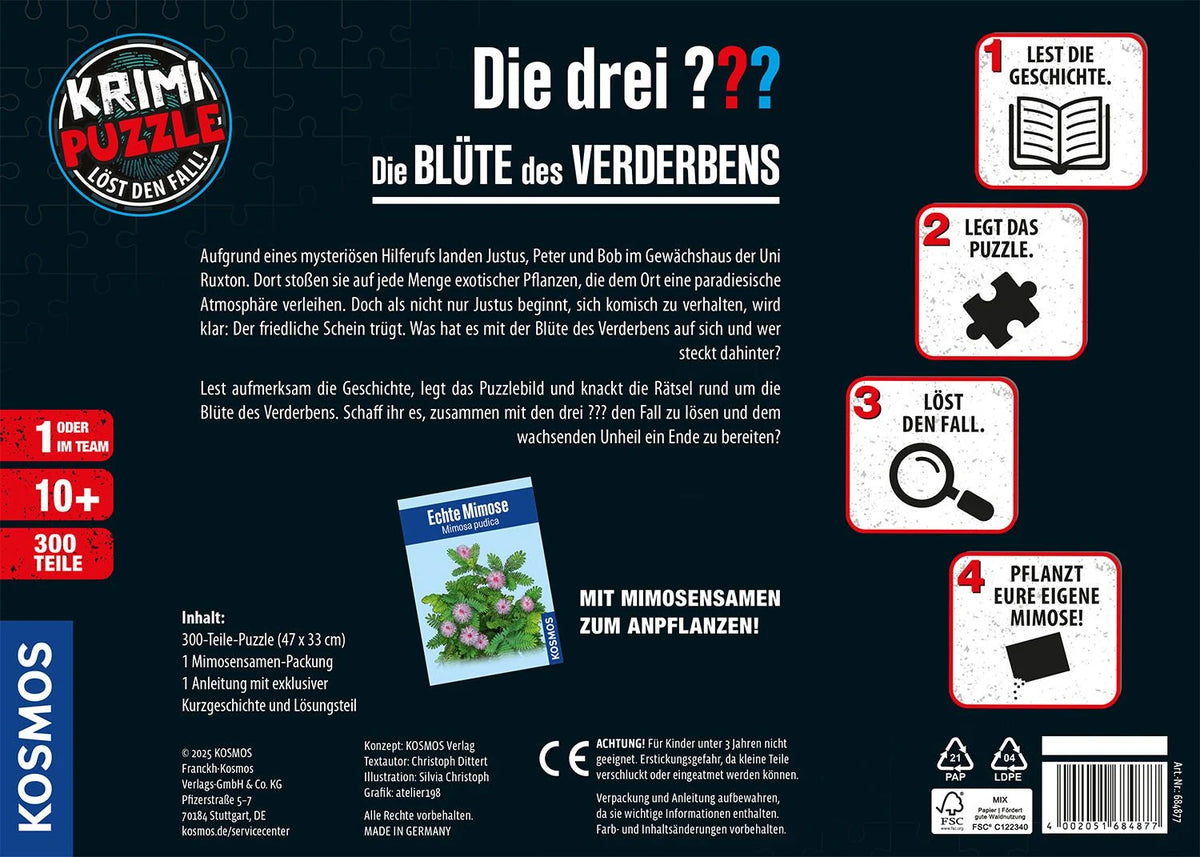 Krimi-Puzzle: Die drei ??? - Die Blüte des Verderbens – Ansicht