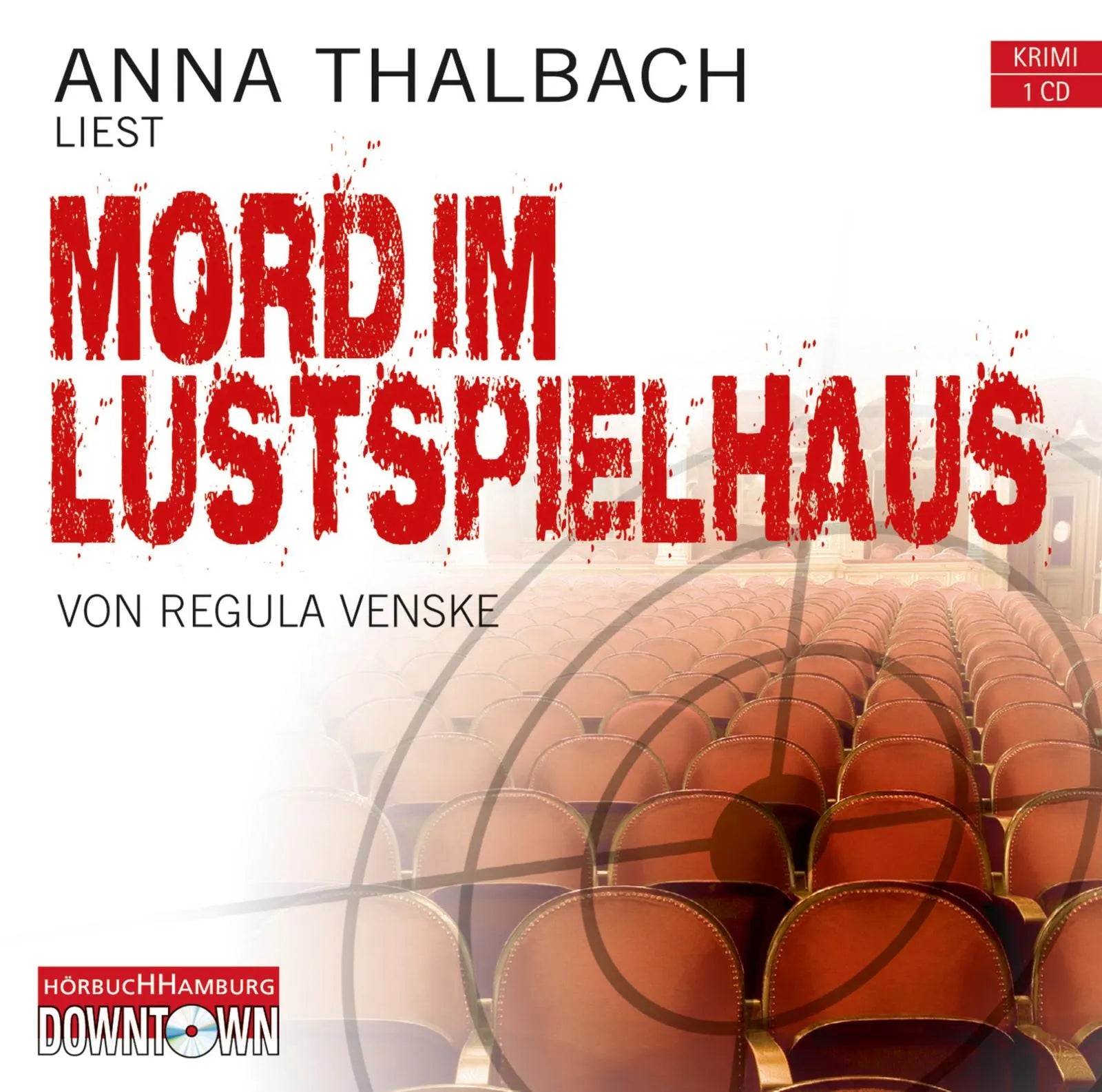 Buchcover von 'Krimi to go: Mord im Lustspielhaus' - Hörbuch (CD) von Regula Venske