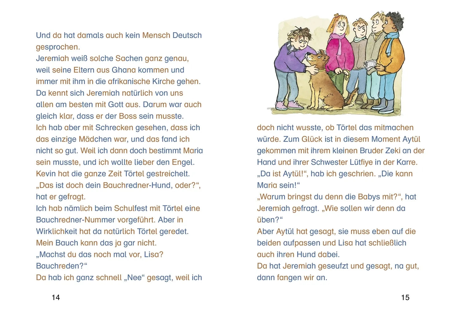 Abbildung von 'Krippenspiel mit Hund'