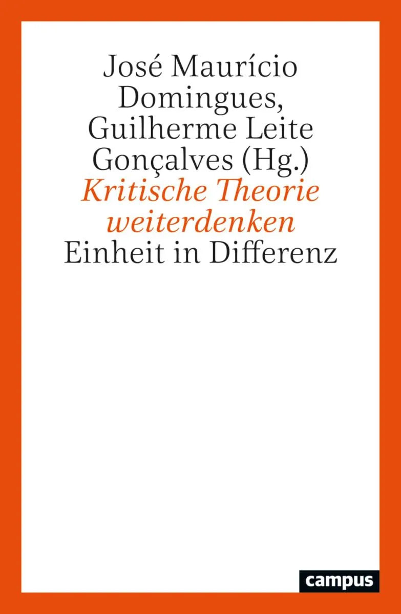 Cover: Kritische Theorie weiterdenken (E-Book) von José Maurício Domingues