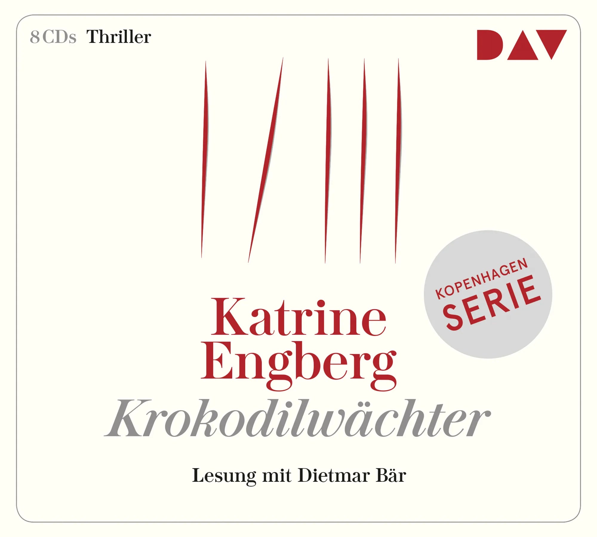 Buchcover von 'Krokodilwächter. Ein Kopenhagen-Thriller' - Hörbuch (CD) von Katrine Engberg