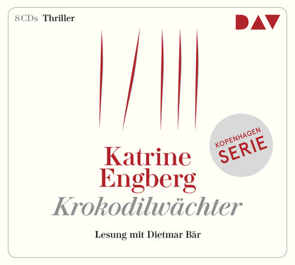 Buchcover von 'Krokodilwächter. Ein Kopenhagen-Thriller' - Hörbuch (CD) von Katrine Engberg