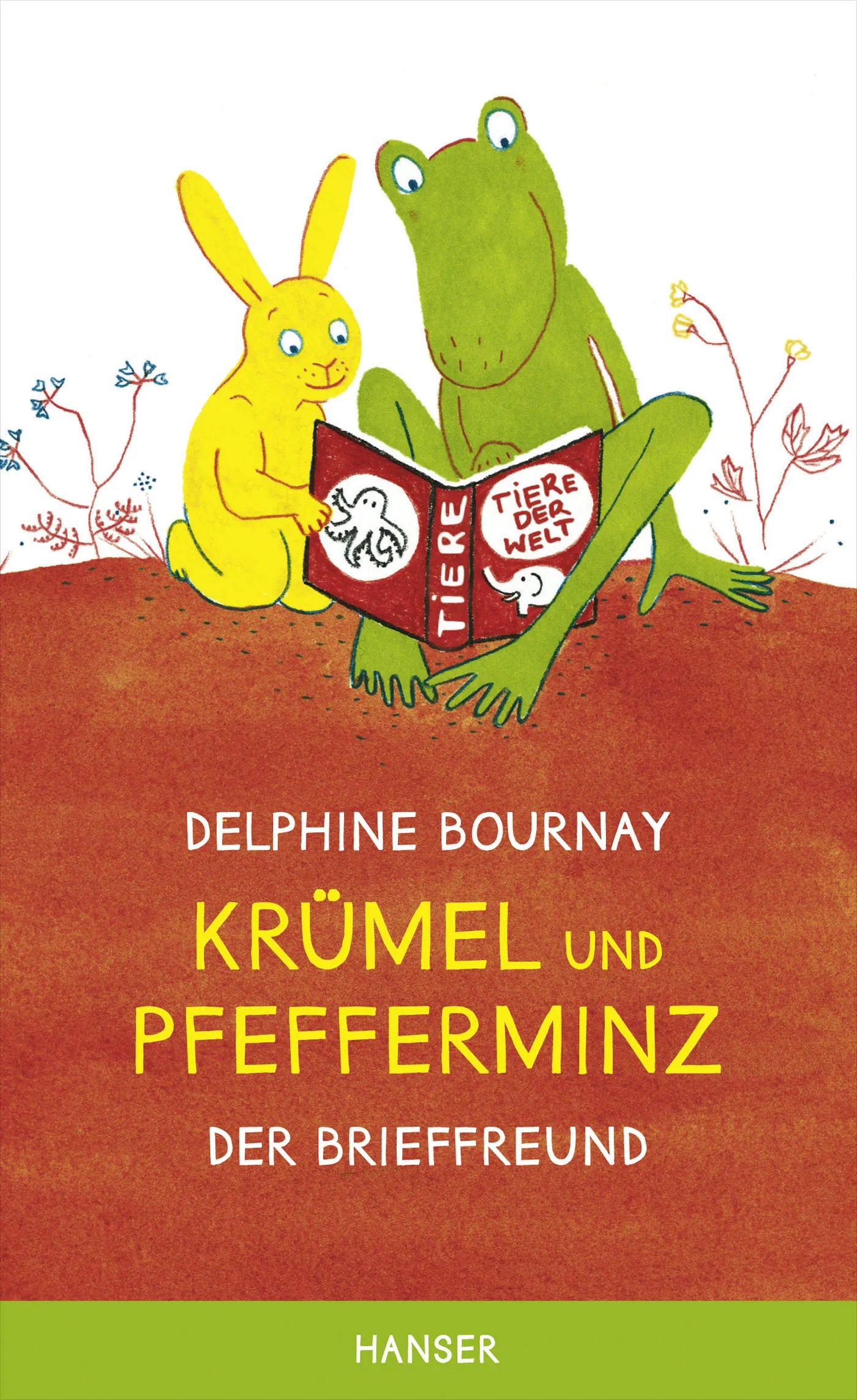 Buchcover von 'Krümel und Pfefferminz' - Gebundene Ausgabe von Delphine Bournay