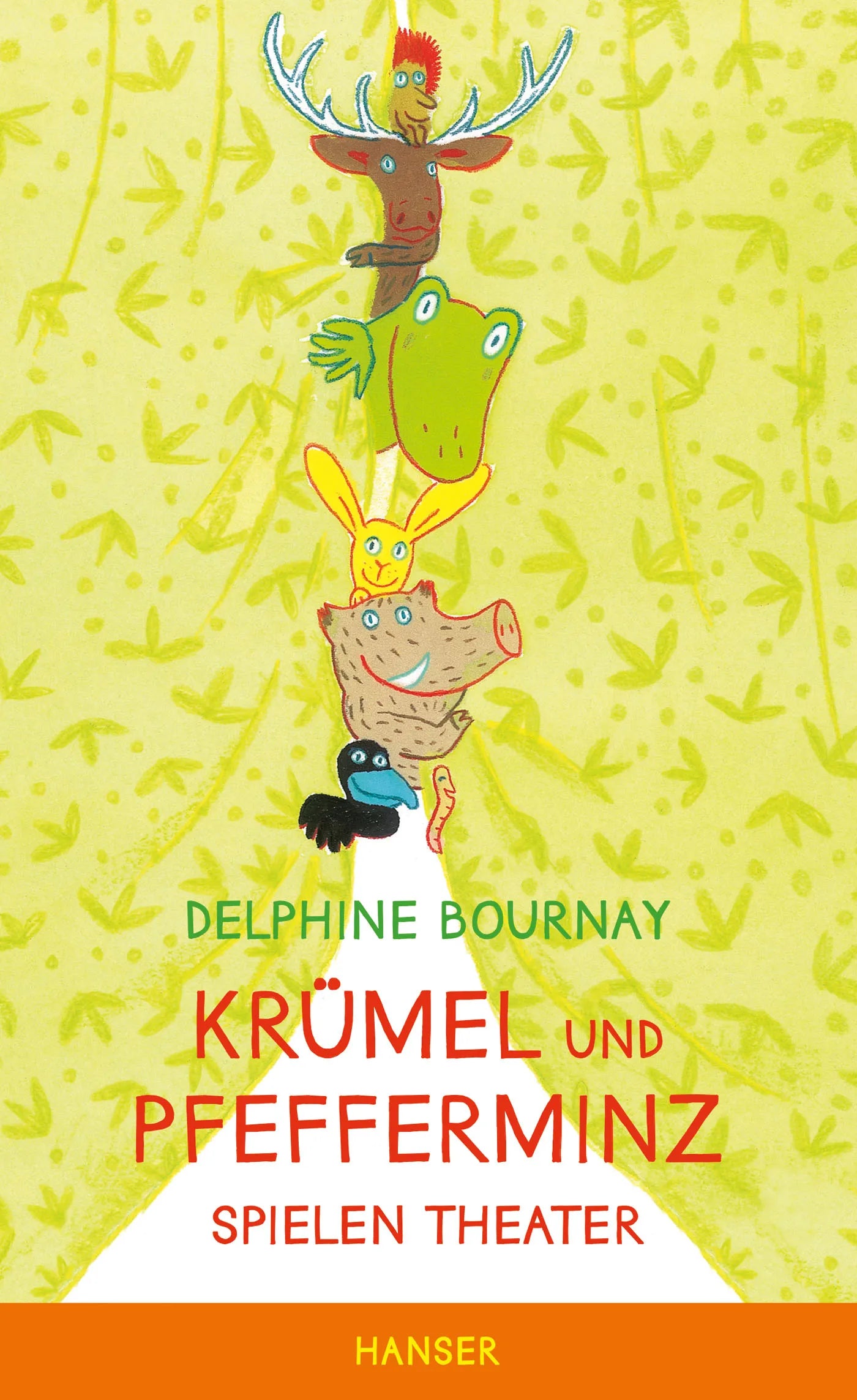 Buchcover von 'Krümel und Pfefferminz' - Gebundene Ausgabe von Delphine Bournay