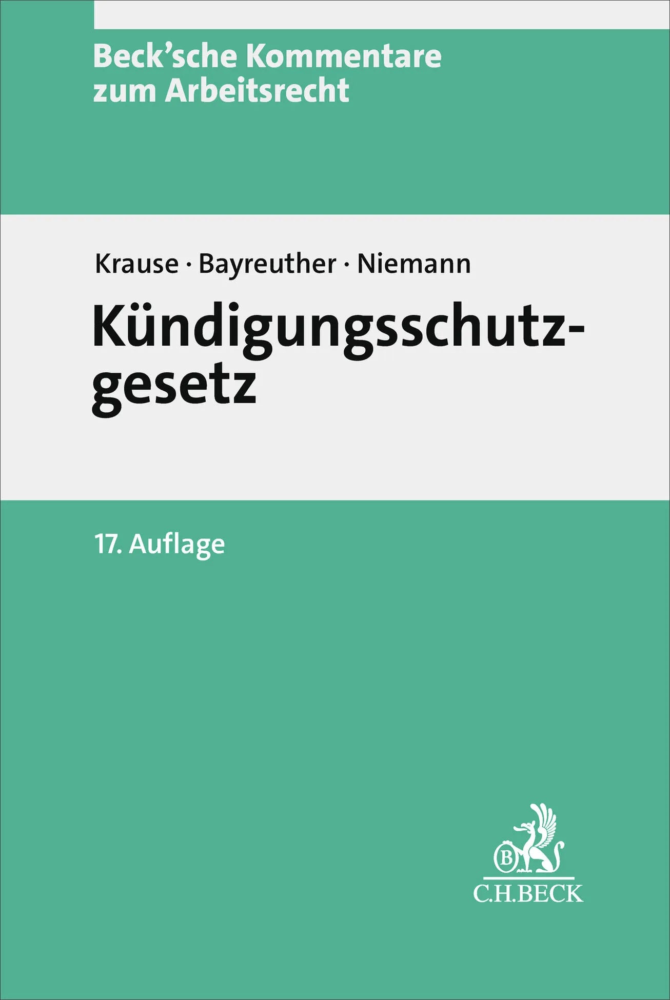 Buchcover von 'Kündigungsschutzgesetz. KSchG' - Gebundene Ausgabe von Rüdiger Krause