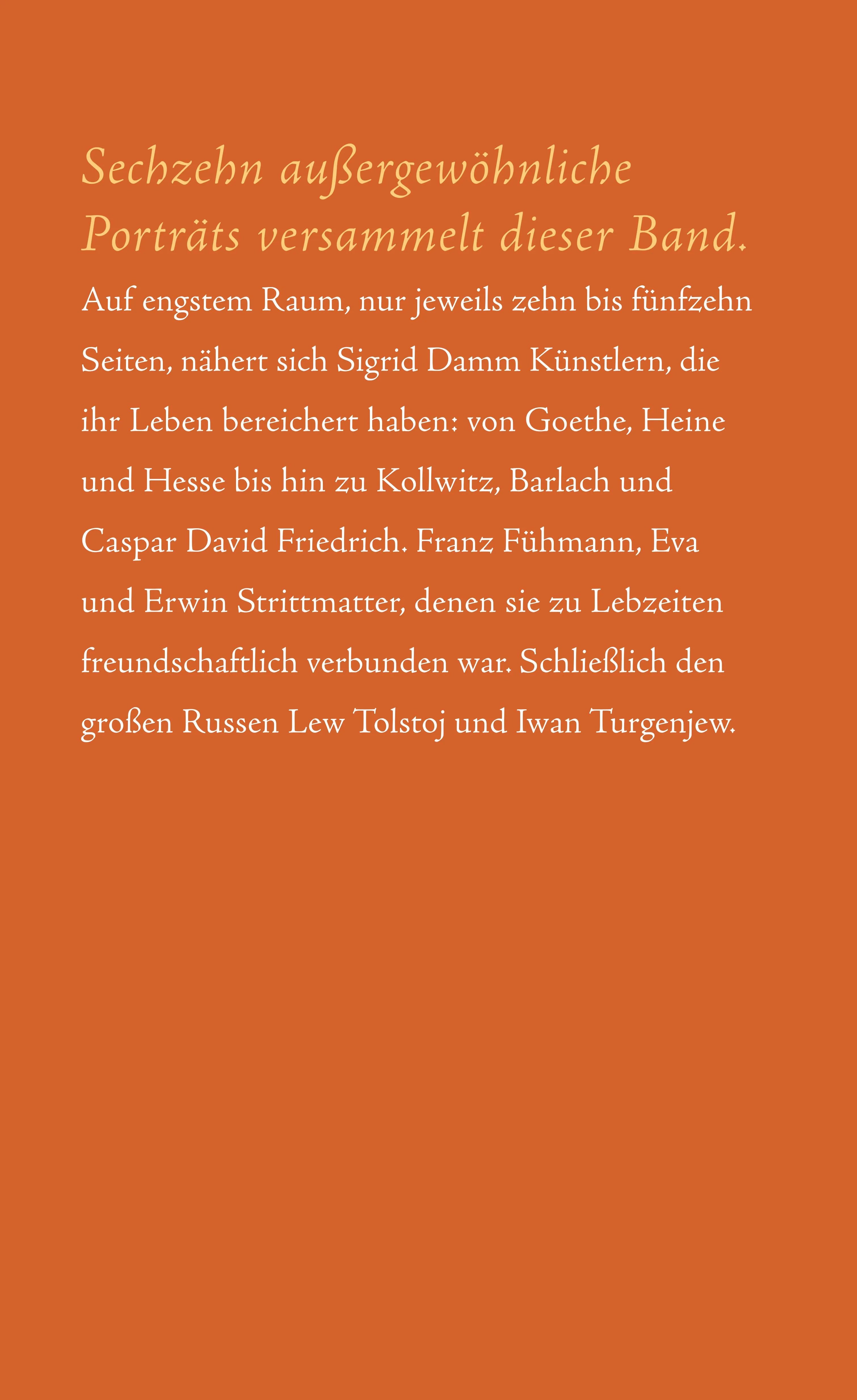 Rückseite: Künstler meines Lebens (Hardcover)