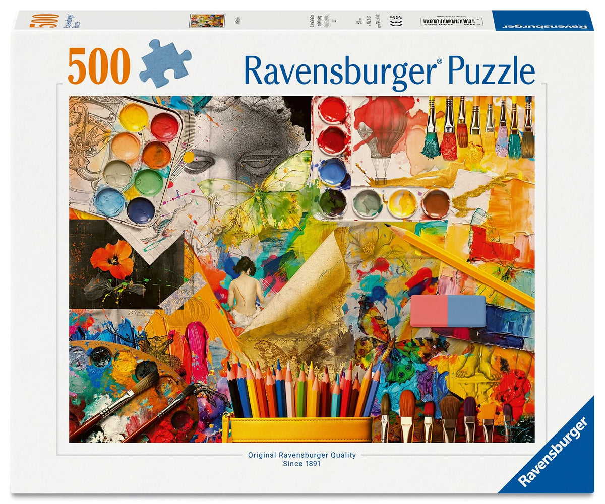 Puzzle: Erwachsenenpuzzle 500 Teile - Künstleratelier