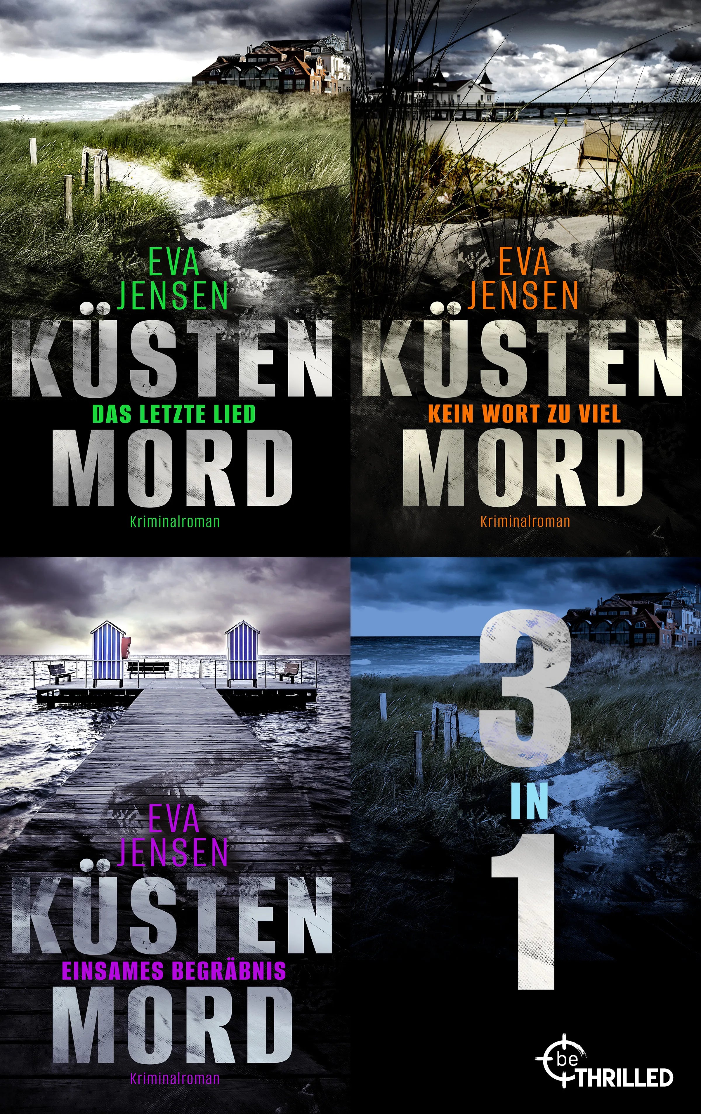 Cover: Küstenmord - Drei Küstenkrimis in einem Band! (E-Book) von Eva Jensen