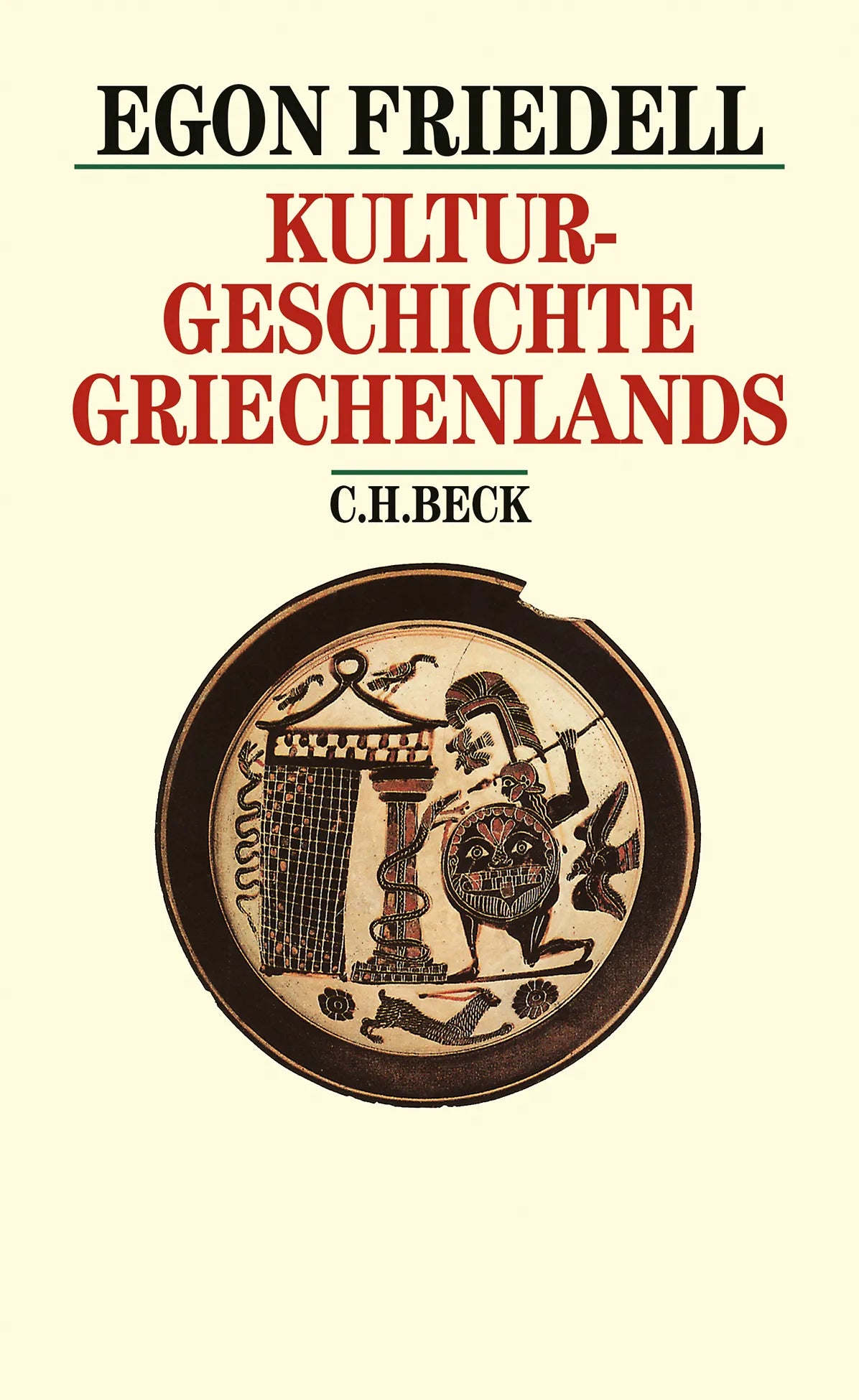 Buchcover von 'Kulturgeschichte Griechenlands' - Gebundene Ausgabe von Egon Friedell