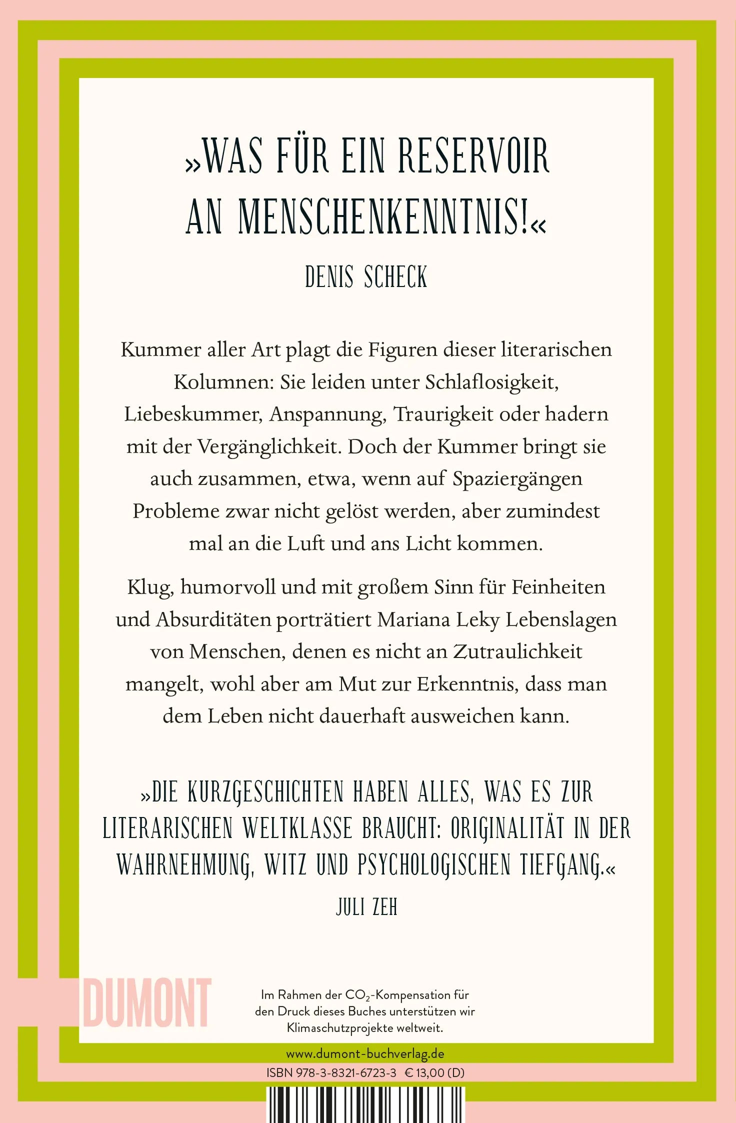 Rückseite: Kummer aller Art (Taschenbuch)