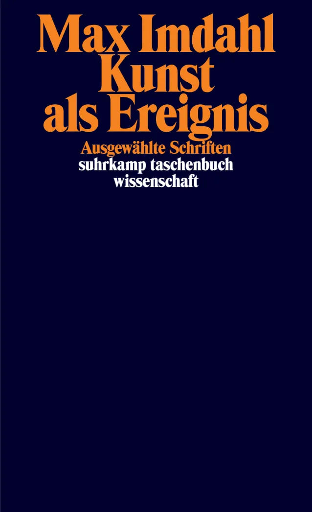 Buchcover von 'Kunst als Ereignis' - Taschenbuch von Max Imdahl