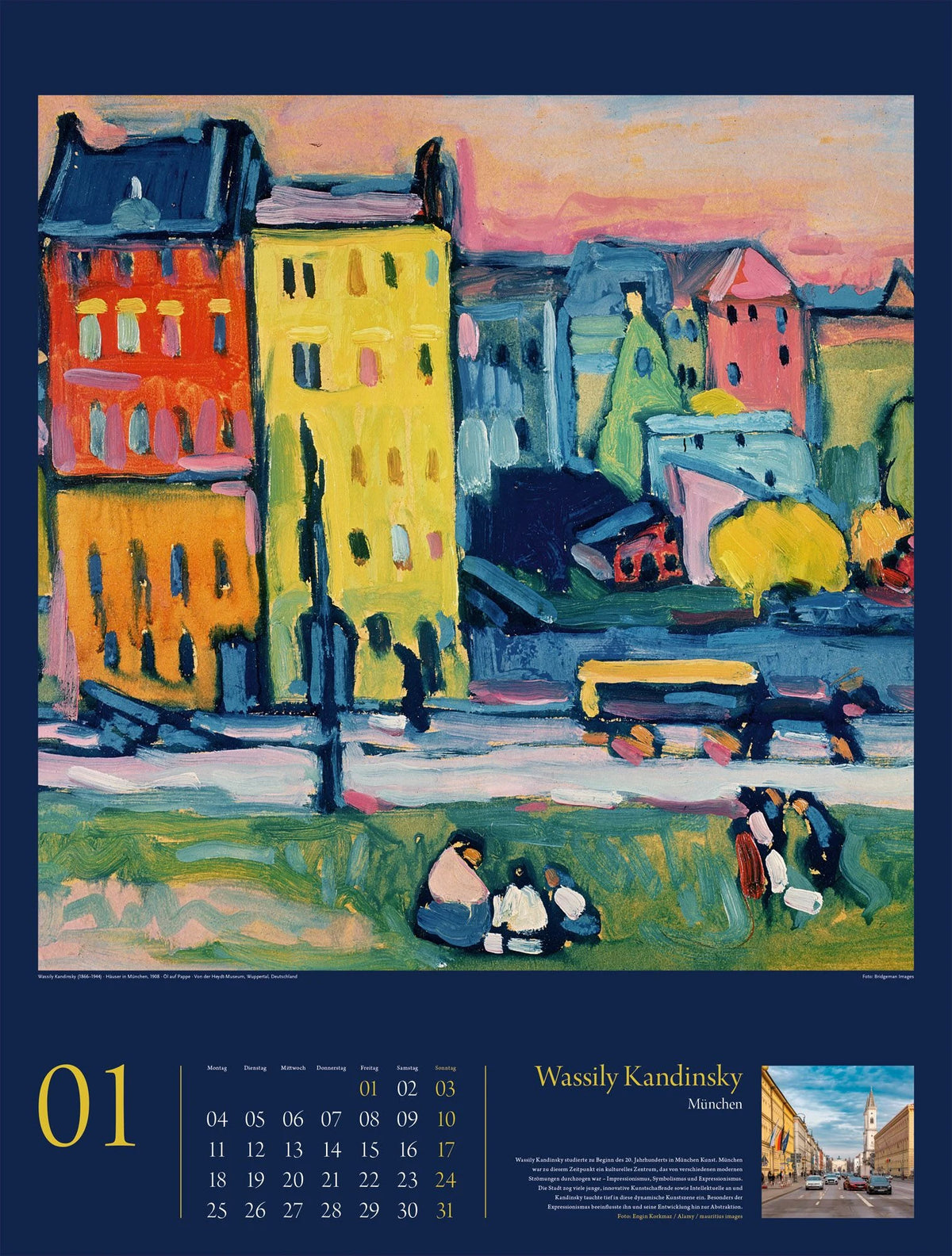 KunstGeschichten Kalender 2027 | Meisterwerke und die Orte ihrer Inspiration – Ansicht