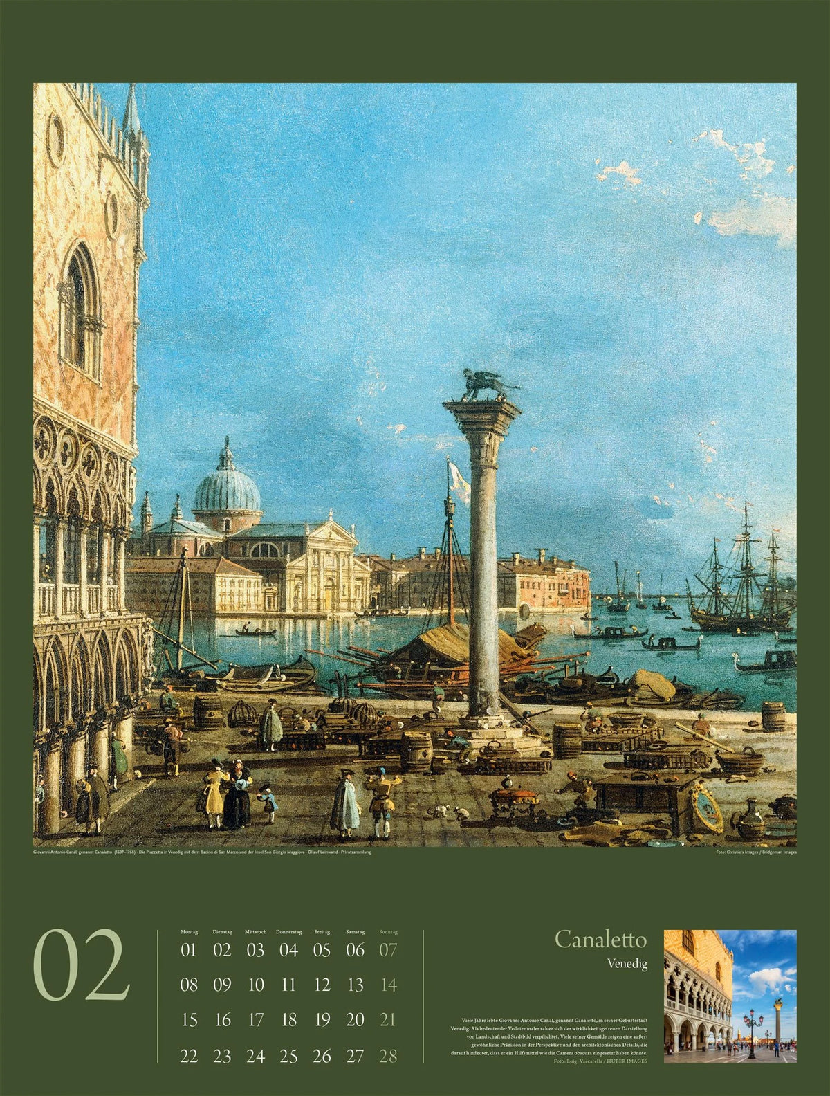 KunstGeschichten Kalender 2027 | Meisterwerke und die Orte ihrer Inspiration – Ansicht