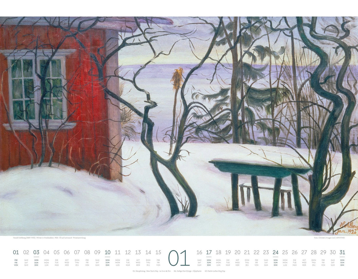 Kunstwerk Garten Kalender 2027 – Ansicht