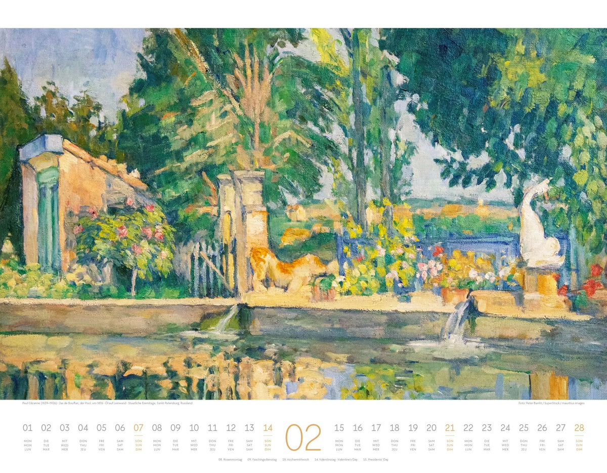 Kunstwerk Garten Kalender 2027 – Ansicht