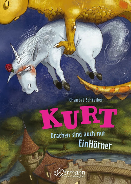 Buchcover von 'Kurt, Einhorn wider Willen 4. Drachen sind auch nur EinHörner' - Gebundene Ausgabe von Chantal Schreiber