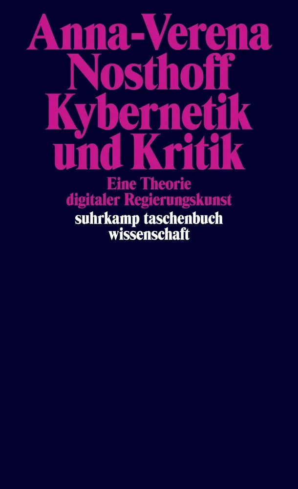 Cover: Kybernetik und Kritik (E-Book) von Anna-Verena Nosthoff